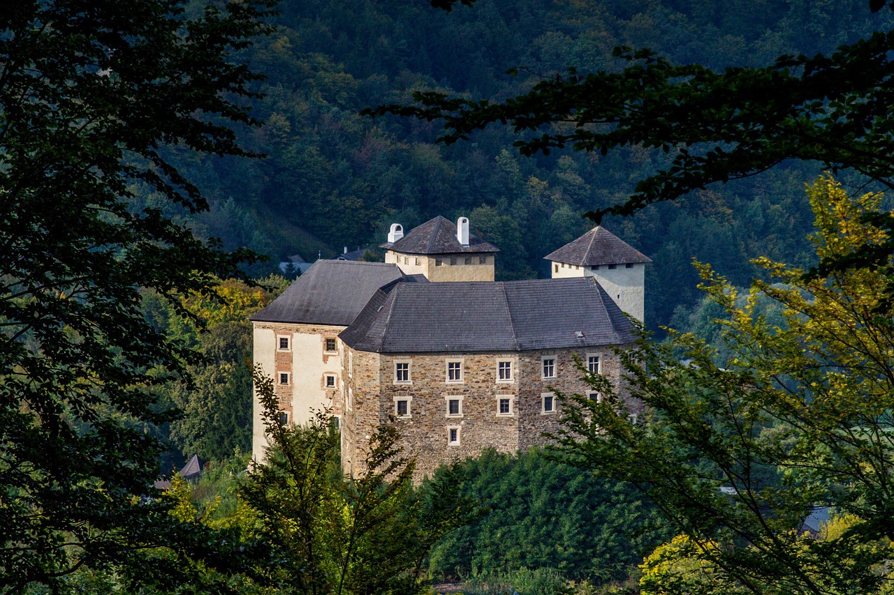 Castillo, Naturaleza, Bosque, Histórico