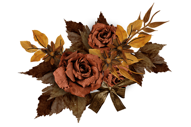 Herbst, Blätter, Blumen, Dekoration