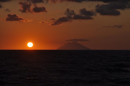 Free Sunset Sea photo and picture