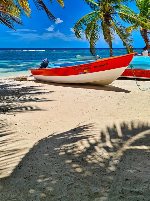 Free Caribbean Fishing Boat photo and picture