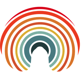 Free Sunset Rainbow illustration and picture