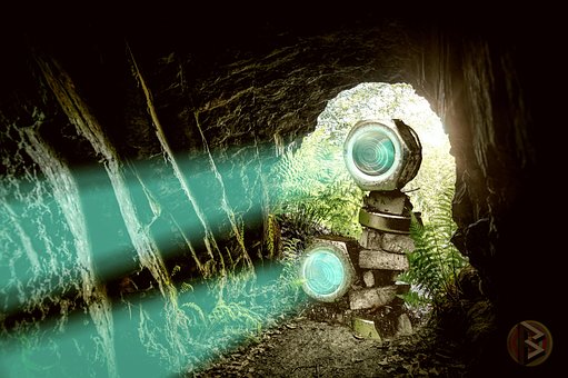 Jungel, Höhle, Wald, Licht, Natur, Bäume