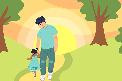 Free Father Daughter illustration and picture