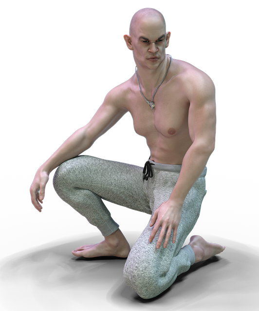 Free man pose character illustration