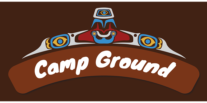 Free Camping Adventure vector and picture