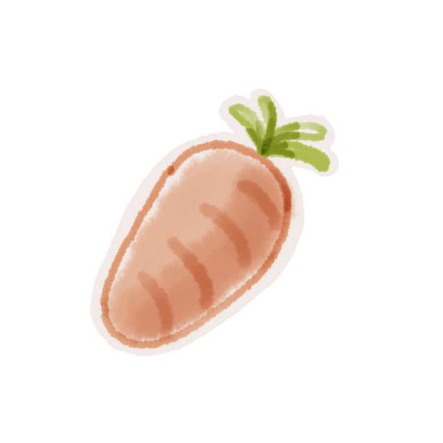 Groente, Wortel, Tekening, Uitknippen