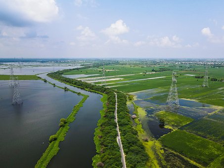 Free Aerial View Lake photo and picture