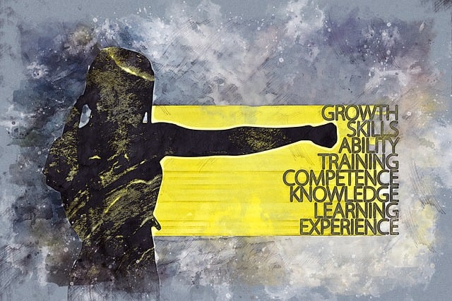 Free woman growth skills illustration