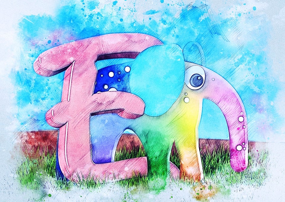 Elephant Alphabet Letter E - Free image on Pixabay