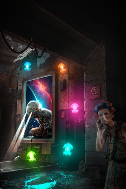 Download free HD stock image of Fantasy Extraterrestrial Free fantasy extraterrestrial animation illustration