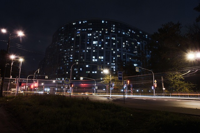 Free Night City Long Exposure photo and picture