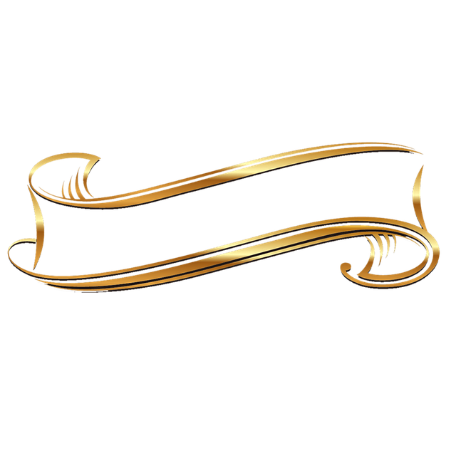 Free ribbon banner gold illustration