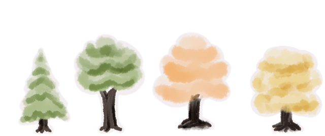 Bomen, Natuur, Kunst, Uitknippen