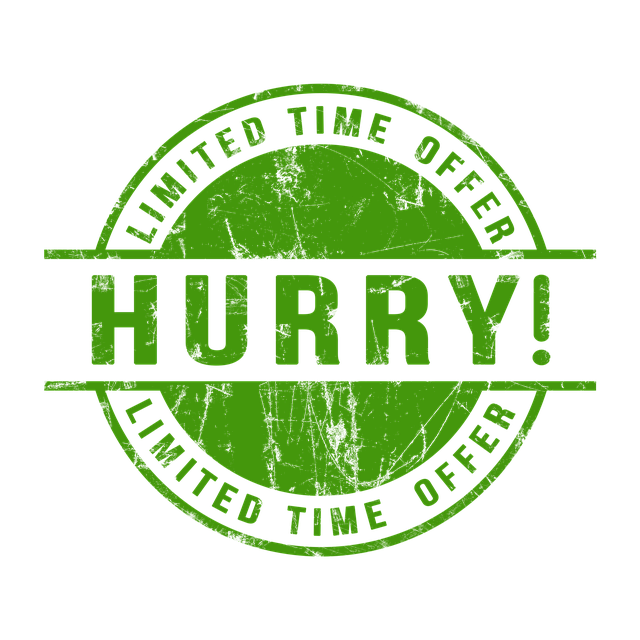 Free promotion advertisement limited time offer illustration