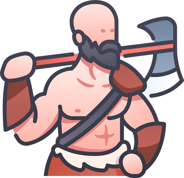 Free Barbarian Fighter vector and picture