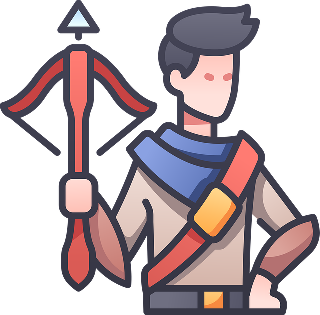 Free Hunter Warrior vector and picture