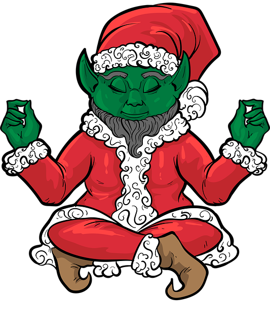 Free Grinch Santa illustration and picture