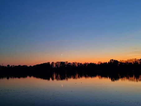 Panorama, Natureza, Reflexo De Água