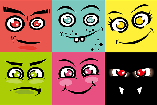 Mimik, Emoticons, Gesicht, Glücklich