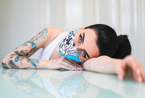 Mujer, Covid-19, Mascarilla, Coronavirus