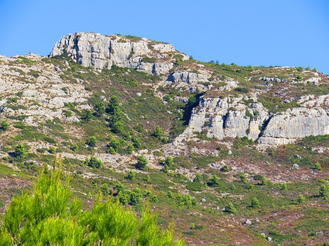 Landskab, Bjerge, Natur, Provence