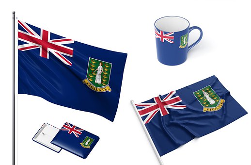 Britse Maagdeneilanden, Land, Vlag
