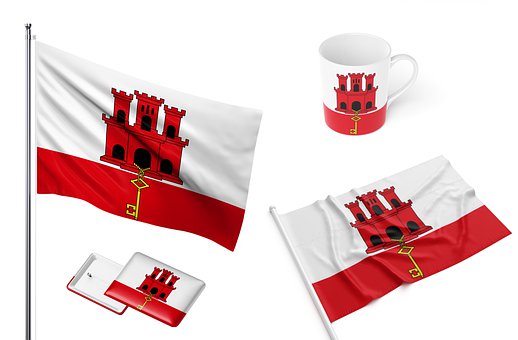 Gibraltar, Land, Vlag, Afhankelijk