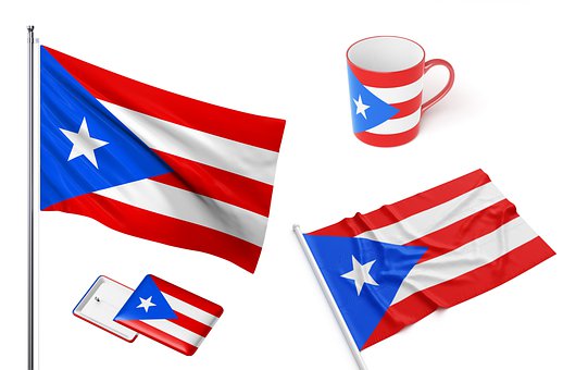 Puerto Rico, Land, Vlag, Afhankelijk