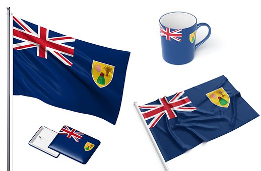 Turks Şi Caicos, Țară, Steag, Dependent