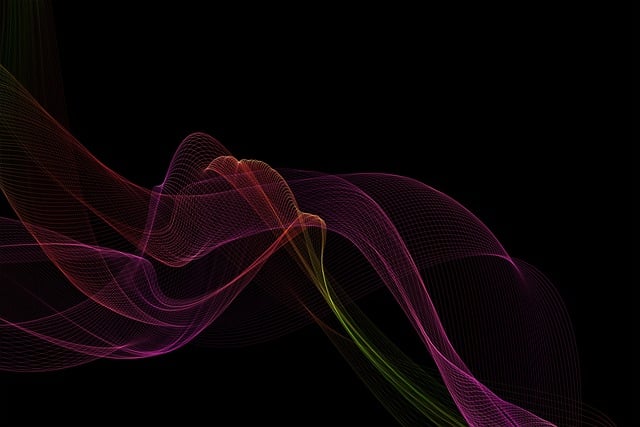Free light abstract waves illustration