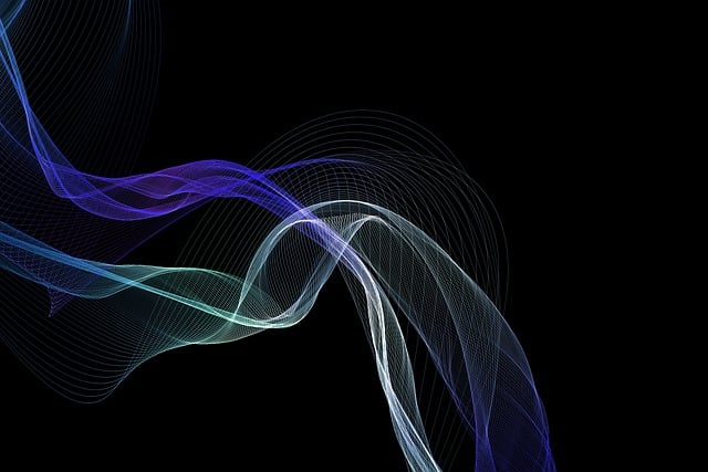 Free light abstract waves illustration