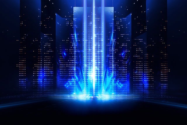 Free light energy abstract illustration