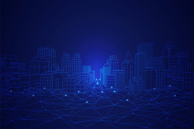 Free technology light business illustration