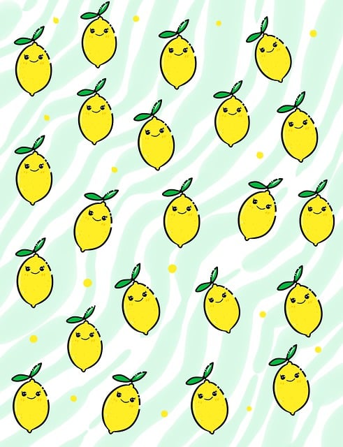 Download free HD stock image of Background Pattern Free background pattern lemon illustration