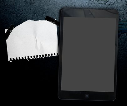 Tablet, Kopieer Ruimte, 3D-Mockup