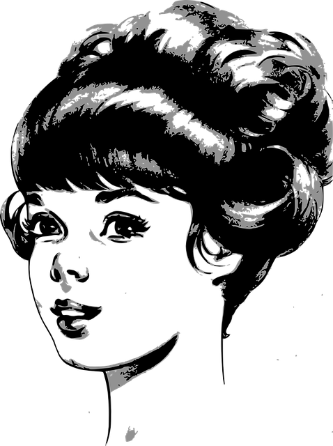 Download free HD stock image of Girl Retro Free girl retro portrait vector