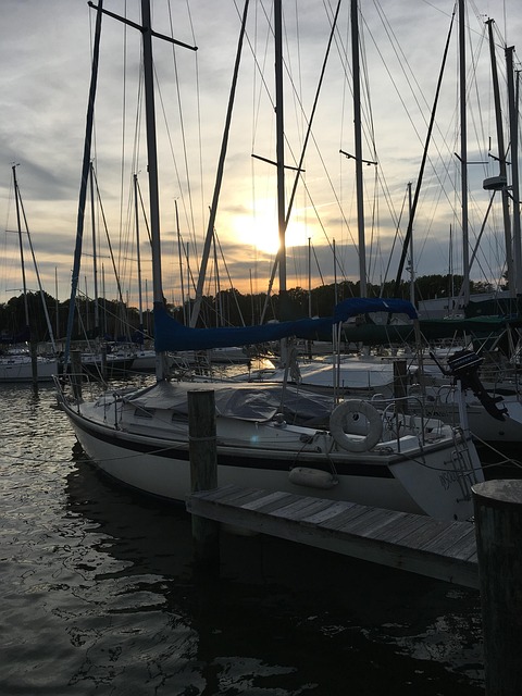 Gracias, Agua, Atardecer, Velero