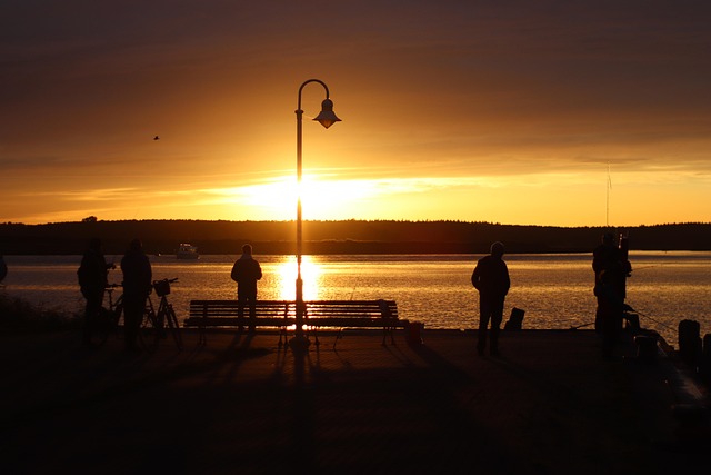Pôr Do Sol, Parque, Crepúsculo, Arrebol