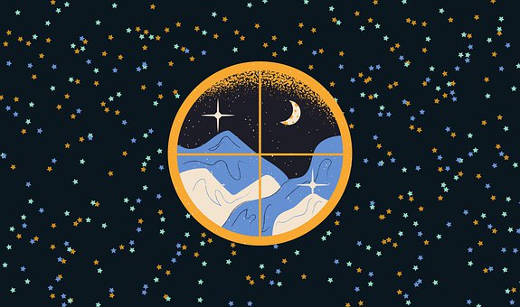 Free Wallpaper Starry Night illustration and picture