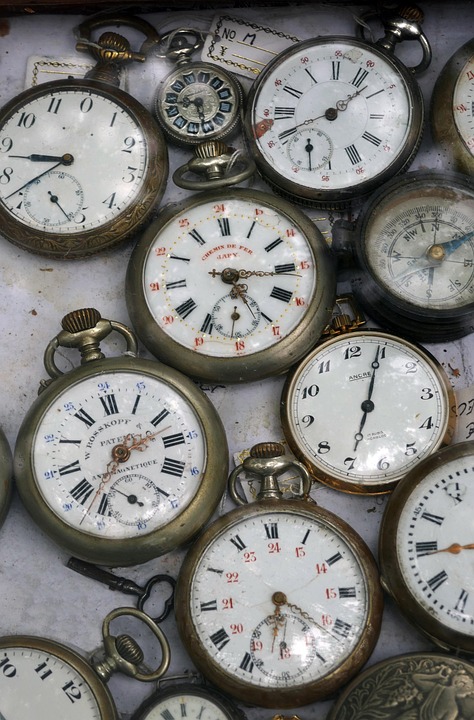 Cadran De Montre De Poche Anglaise Vintage - Occasion - Pour Réparation Ou Décoration