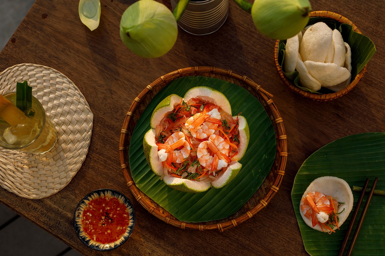 Download free HD stock image of Pomelo Salad Vietnamese Food Free Pomelo Salad Vietnamese Food photo and picture
