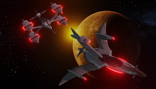 Free space gliders spaceships space illustration