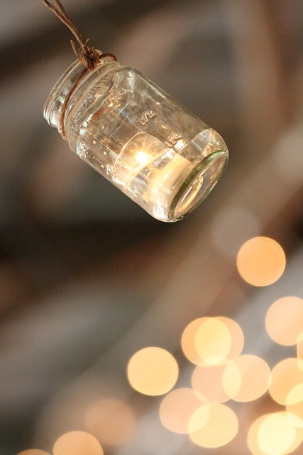 Lichter, Krug, Funkeln, Teelichter