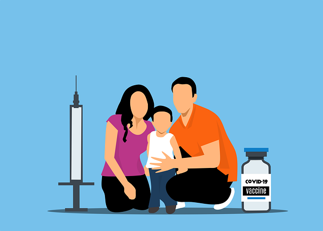Free family vaccination vaccinated vector