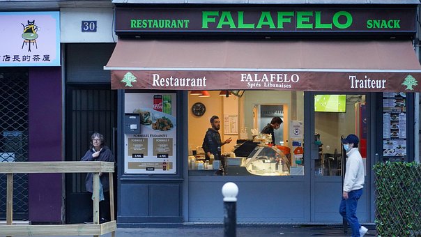 Laden, Französisch, Restaurant