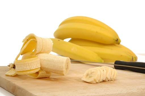 Fructe, Banană, Organic, Tropical, Felii
