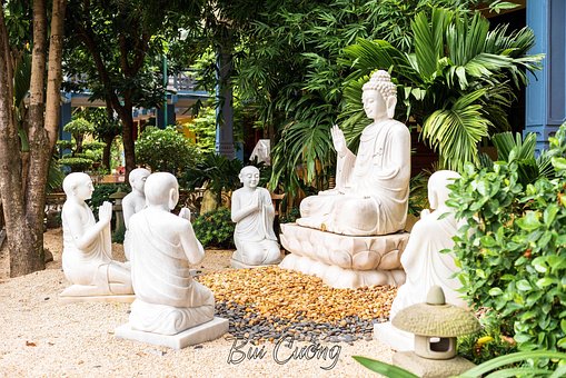 Hanoi, Templo, Tuky, Buda, Las Pagodas