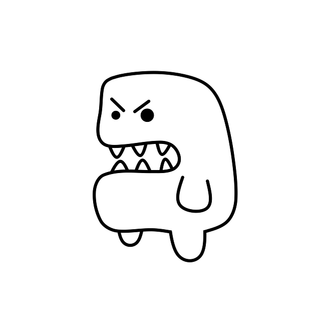 Free Angry Monster illustration and picture