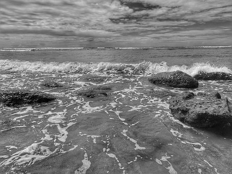Meer, Ozean, Strand, Sand