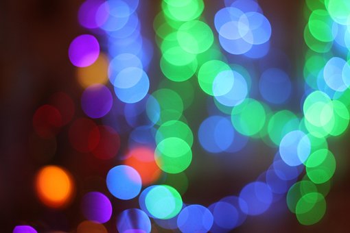 Free Bokeh Lights Christmas photo and picture
